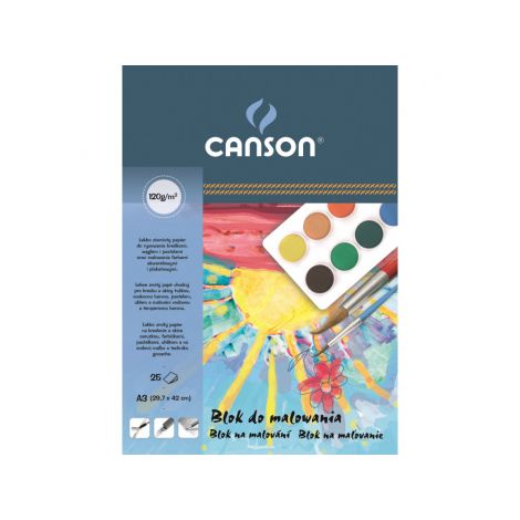 Blok malarski Canson Słońce A3/25/120g